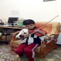 عکس آهنگ سفرکرده . نوازنده ویولن آرمان جان احمدی ده ساله