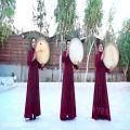 عکس دف نوازی نمایشی دختران شیراز