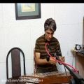 عکس تکنوازی سنتور در دشتی محسن غلامی