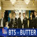 عکس اجرای آهنگ Butter از بی تی اس BTS در برنامه‌ی The Late Show