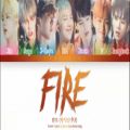 عکس لیریک آهنگ فایر (بی تی اس) Lyrics Fire BTS
