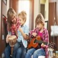 عکس آموزش گیتار|آکورد خوانی گیتار|آموزش گیتار به کودکان( آکوردها و فواصل آنارمونیک )