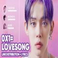 عکس لیریک و توزیع خط آهنگ تی اکس تی TXT 0x1=Love song ft. Seori