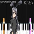 عکس آموزش پیانو easy piano_fukashigi no carte_bunny girl senpai