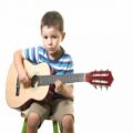 عکس آموزش گیتار|آموزش گیتار کلاسیک|گیتار کودکان( آکورد افزوده و کاسته )