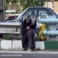 عکس نوازندگی مرد تنها وسط اتوبان/ ویدئویی که سعید روستایی منتشر کرد