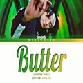 عکس BTS JUNGKOOK - Butter Lyrics لیریک اهنگ Butter از جانگ کوک جدید انگلیسی1080p