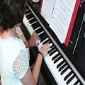 عکس خواب های طلایی نوازندگی پیانو توسط مژده آقاداداشی