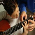 عکس آموزش گیتار|آموزش گیتار کلاسیک|گیتار کودکان( Major Opne Chords )