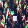 عکس سرود زیبای ایران بااجرای کسری کاویانی و هزار دانش آموز دختر