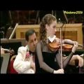 عکس ویولن از هیلاری هان - Mozart Violin Concerto no.4 andante 2/