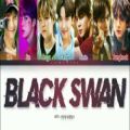 عکس لرینک اهنگ BLACK SWAN از BTS با زیرنویس فارسی