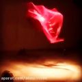 عکس رقص پارچه در باد