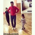 عکس رقص فوق‌العاده زیبای پدر و دختری _ رقص فوق‌العاده شاد آذری
