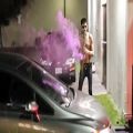 عکس مرد دیوانه ساکسیفون دوباره در خیابان های آمریکا