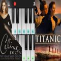 عکس آهنگ تایتانیک از سلن دیون با پیانو (آسان) My heart will go on _ Celine Dion