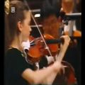 عکس نوازندگی عالی از هیلاری هان در نوجوانی-Beethoven Violin Con
