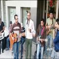 عکس اجرای آهنگ دل اسیره از حامی در خیابان!