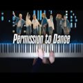 عکس کاور پیانو اهنگ permission to Dance بی تی اس