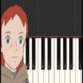 عکس آهنگ زیبای تیتراژ انیمیشن آنشرلی - careless whisper - با پیانو