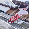 عکس رقص جدید شین با شلواره گل گلی