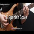 عکس آموزش گیتار الکتریک، گام E Spanish