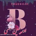 عکس کلیپ اسمی B | موزیک عاشقانه | کلیپ اسمی جذاب