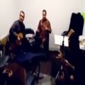 عکس اجرای اهنگ با زبان مادری، مازنی گروه موسیقی نجوا با استاد عظیمی(کمانچه، استادکیا
