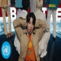 عکس اجرا جدید و ویژه آهنگ Permission To Dance توسط بی تی اس در global citizens BTS