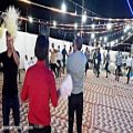 عکس رقص دستمالبازی در جشن عروسی رضا رضایی در گوبین گوغر بافت ۱۴۰۰/۳/۱۸