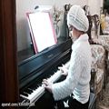 عکس جان مریم نوازندگی پیانو توسط مژده آقاداداشی