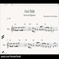 عکس Gole Yakh (Kourosh Yaghmaei) Midi-Instrumental-Sheet Mu
