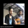 عکس اجرای زنده مرتضی پاشایی زیادی با گیتار
