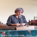 عکس تکنوازی سنتور سمیه آبکار تصنیف زیبای ببار ای بارون استاد محمد رضا شجریان