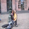 عکس آلمان -فرانکفورت-نوازنده خیابانی