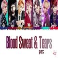 عکس زیر نویس و ترجمه انگلیسی آهنگ My blood sweet and thears از BTS