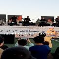 عکس ورود حمید هیراد به کنسرت شهر بابک استان کرمان