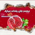 عکس کلیپ تبریک شب یلدا / محمد جان یلدات مبارک