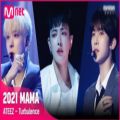 عکس اجرای گروه Ateez Turbulence, mama 2021 (درخواستی)