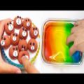عکس کلیپ مخلوط اسلایم | ترکیب اسلایم | بازی با اسلایم | اسلایم باحال برای ریلکسیشن