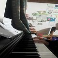 عکس آموزش آهنگ شب طولانی (علی مولایی) با پیانو