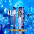 عکس اجرای BTS اهنگ Permission to Dance در برنامه جیمز گوردن