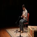 عکس تکنوازی سه تار محمدجواد احمدزاده در یازدهمین دوره جشنواره ملی موسیقی جوان