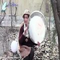 عکس تکنوازی دف - دف نوازی با ریتم آهنگ دریا شو - موسیقی سنتی و اصیل ایرانی