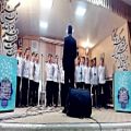 عکس اجرای سرود در سی و چهارمین مسابقات فرهنگی و هنری