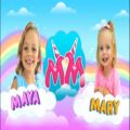 عکس برنامه کودک مایا و مری / ترانه شاد کودکانه / مایا و مری