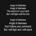 عکس Angel of Darkness - Lyrics