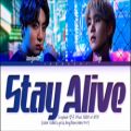 عکس لیریکBTS Jungkook-Stay Alive(زنده بمون)او اس تی وبتون به تهیه کنندگی شوگاSuga