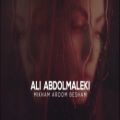 عکس دانلود آهنگ جدید میخوام آروم بشم از علی عبدالمالکی