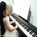 عکس آهنگ خوابهای طلایی بهار 5 ساله پیانو